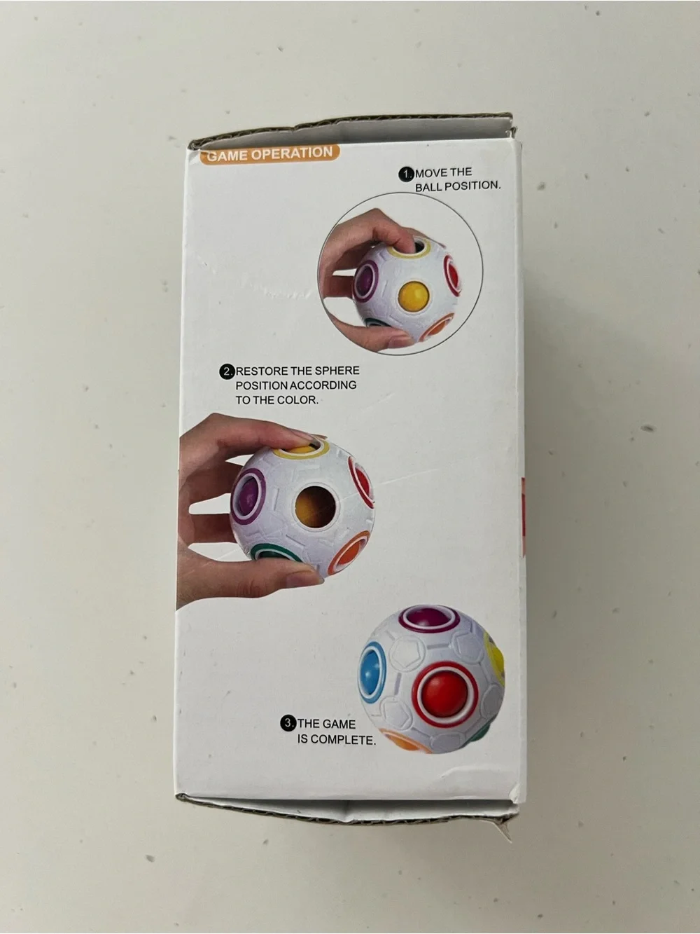 DPTOYZ Magic Ball Fidget Puzzle Stress Reliever Sensory Toy Football Cube